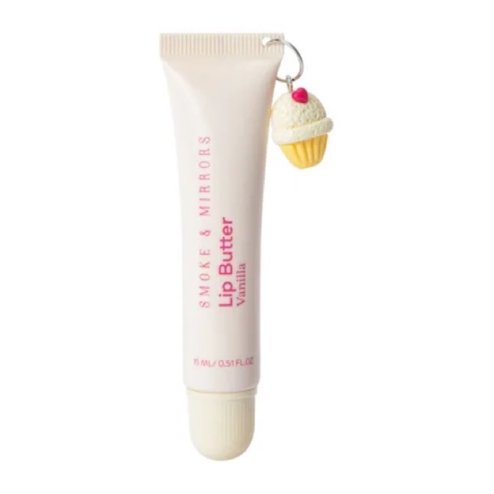 Luscious Lips Vanilla Cupcake Lip Butter Balm with Cupcake Charm